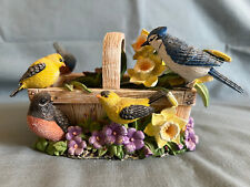 Spring Time Seranade Nature’s Songbook Bradford Exchange Bird Figurine w/Sound picture