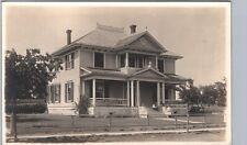VERY FINE HOUSE 1910s real photo postcard rppc victorian architecture picture
