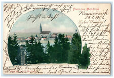 1901 Greetings from Hochkirch Bautzen in Saxony Germany Antique Posted Postcard picture