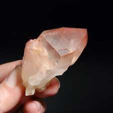 2.25in 63g Twin Devic Temple Strawberry Pink Lemurian Seed Quartz Crystal Starbr picture