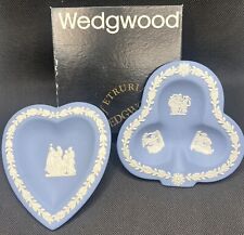 Vintage Wedgwood Jasperware Blue & White Collectible Lot picture