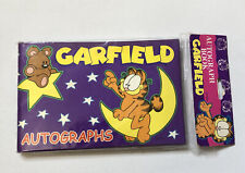 Garfield Autograph Book Purple Vintage NOS picture