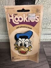 VTG Walt Disney Donald Duck Hookies Self Stick Hook Hanger 1977 by Tiger NEW picture
