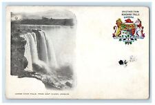 c1905s Horse Shoe Falls, Greetings from Niagara Falls SMC Unposted Postcard picture