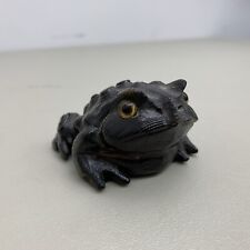 Hand Carved Wooden Frog Japan 2” Length (062717) picture
