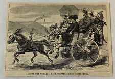 1879 magazine engraving ~ A NEAPOLITAN CONVEYANCE Naples, Italy picture