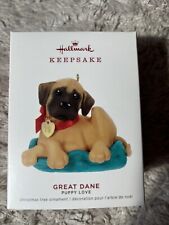 Hallmark Keepsake Ornament Puppy Love 2019 Great Dane #29 29th in Series NIB picture