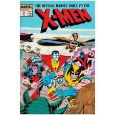 Official Marvel Index to the X-Men #4 1987 series Marvel comics VF+ [n^ picture