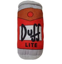 The Simpsons Duff Lite Beer Can Plush Pillow Toy Universal Studios 10 Inch picture