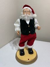Musical Dancing Hip Swinging Santa Christmas North Pole Prod Gemmy picture