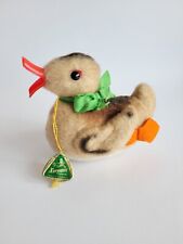 Vintage Hermann Duck  Plush,1950s,ID,Hardstuffed,Glass Eyes,Excellent Condition picture