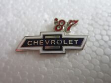 1987 CHEVROLET Automotive Logo HAT LAPEL PIN picture
