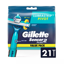 Gillette Sensor2 Plus Pivoting Head Disposable Razors - 21ct picture