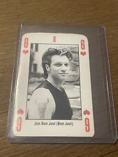 1993 Kerrang Music Card King of Metal Playing Cards Jon Bon Jovi Very Rare Card picture