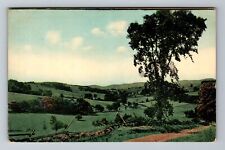 A Pastoral Scene, Landscape In Country Vintage Souvenir Postcard picture