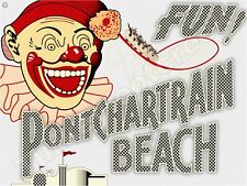Pontchartrain Beach Metal Sign 3 Sizes to Choose From picture