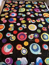Class Project Handmade Cut & Signed By Children & Then Quilted To 81x54” Throw picture