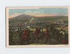 Postcard Birds Eye View from Flat Rock Claremont New Hampshire USA picture