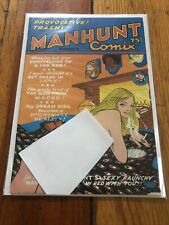 Manhunt #2 (1974 CO-OP Press) Female Empowerment Underground Comics NEW FN/VF picture