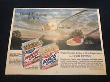 1950’s Ralston Purina Co Rice Chex Cereal Magazine Print Ad picture