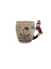 Vintage Humpty Dumpty Ceramic Mug Pioneer Muse Company Japan Pre-Owned picture