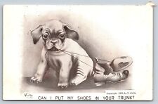 Can I Put My Shoes In Your Trunk Vintage Postcard picture