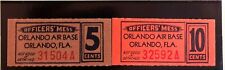 1940 Orlando Air Force Base Officers  Mess tickets, Orlando Fla.  picture