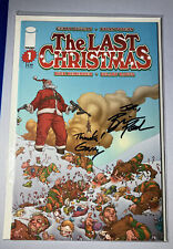 2x Signed The Last Christmas #1 Gerry Duggan Brian Posehn Comic Book Rare Xmas picture