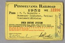 Annual pass - Pennsylvania Railroad 1952 #WE12396 picture