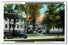 c1940 Exterior Marlborough Hotel Building Hendersonville North Carolina Postcard picture