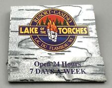 Vintage Matchbook Lake Of The Torch Resort And Casino Unstruck picture