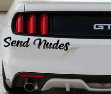 Send Nudes #3 Decal Vinyl Sticker, Racing, JDM, Turbo, Racing, Truck, Car, Photo picture