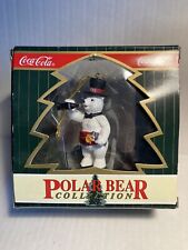 VTG 1999 Coca Cola Polar Bear Collection Ornament NEW YEARS 