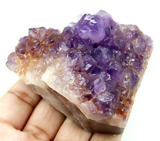 Natural amethyst loose rough stone Uruguay amethyst cluster block hole 1333 Ct picture