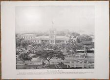 1898 Large HAWAIIAN Photos~ HONOLULU Government Building Ali'iōlani Hale ~HAWAII picture