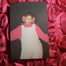TZUYU TWICE 2024 Suits Celeb K-pop Girl Photo Card Hot Pink Muffs picture