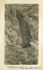 Real Photo Postcard Cottonwood Falls, Truxton, Arizona - used in 1909 picture
