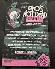Emo's Not Dead (END) Autographed Cruise Poster (2022) - Matt SIGNED picture
