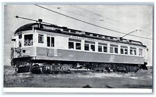 c1950's Interurban Train Cedarville Iowa IA Waterloo Cedar Falls Postcard picture