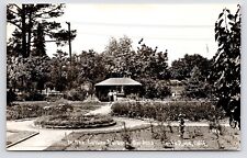 c1950s Luther Burbank Gardens Vtg Photo Santa Rosa California CA RPPC Postcard picture