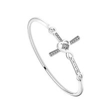  Infinity Love Heart God Cross With Faith faith cross bracelet silver picture