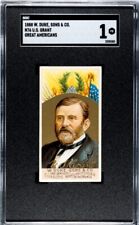1888 Duke Sons & Co Great Americans Ulysses S Grant SGC 1 picture