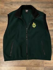 Vermont State Police Patch Vest VT Green Vungtage Moose Uniform Fleece Zip Up picture
