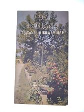 Vintage 1951 Indiana Official Highway Map picture