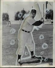 1956 Press Photo Vic Wertz, first baseman Cleveland Indians - cvb65386 picture