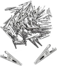 Small Metal Alligator Clips for Crafts â€“ 2 Inches 100 PCs Tiny Metal Alligato picture