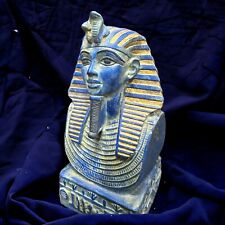 Rare Ancient Egyptian Antiques Head Tutankhamun Statue Pharaonic Antique BC picture