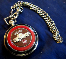 Franklin Mint Ford F100 Pocket Watch with Chain, PRISTINE picture
