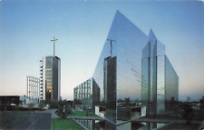 Garden Grove CA California, Crystal Cathedral Sunrise, Vintage Postcard picture