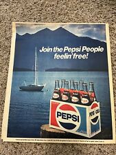 1975 Vintage Join The Pepsi People Feelin' Free Newspaper Print Ad picture